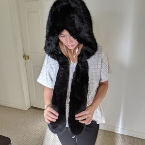 Zara faux fur hat